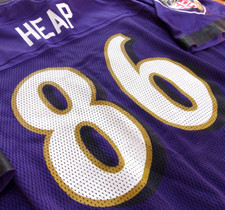 Vintage Todd Heap Baltimore Ravens Men's XL Jersey RAVENS RING OF HONOR