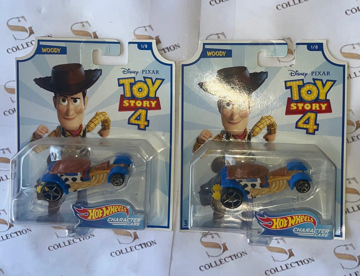 New Hot Toy Story 4 Hot Wheels Disney New Woody Mattel Pixar Lot 2
