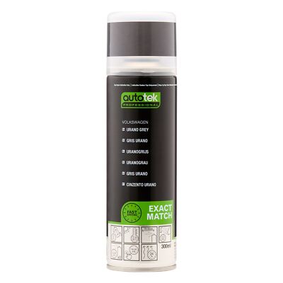 Autotek Exact Match schnelltrocknender Aerosol-Sprühlack Volkswagen Uranograu 300 ml