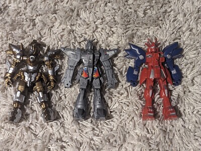 Lagoon Dollar Store Battlebots Robot Action Figures Lot Of 3 Gold, Silver, & Red