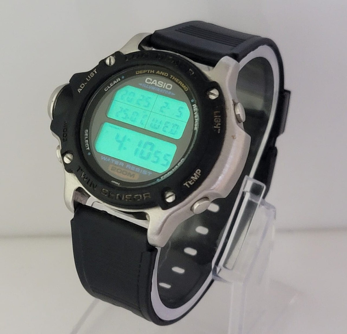 Casio Air Diver DEP-610 MOD 1472 Twin Sensor Vintage Men's