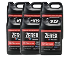 Zerex 6 Gallons Coolant Antifreeze HD Extended Life 50/50 Predulited 6 x 1 Gal