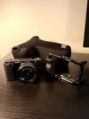 Sony Alpha ZV-E10 Mirrorless Camera with 16-50mm Lens Kit Black - product listing photo