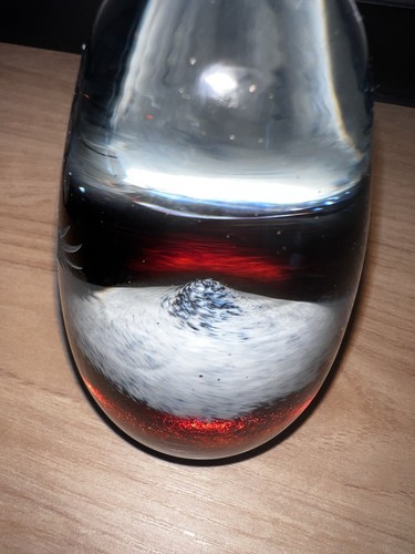 Caithness Glass Paperweight Bird Of Prey Eagle Over Snow Capped Mountain 9.5cmH - Picture 4 of 8