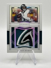2023 National Treasures Jalen Hurts Colossal Materials Logo /25 #CMT-JHS
