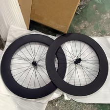 MEROCA 80/85mm Road Carbon Wheelset 700c Center Lock Disc Wheels Hooked