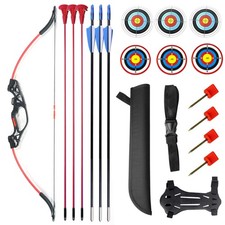 41" Archery Set,Youth Bow and Arrow Set, Suitable for Beginners and Teenagers
