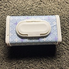 Huggies Baby Wipes Empty Pop Up Container Designer Tub Refillable Vtg