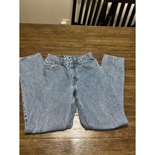 Vintage Levis 550 Relaxed Fit Tapered Leg Jeans Women's Light Wash Denim