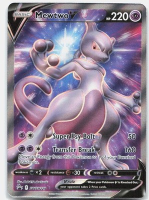 Mewtwo V Promo SWSH: Sword & Shield Promo Cards SWSH229 NM