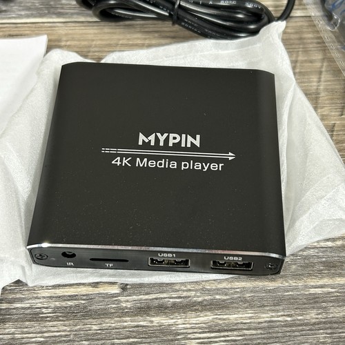 4K Media Player with Remote Control, Digital MP4 Player for 8TB HDD/USB ...