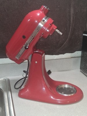 KitchenAid 300W Stand Mixer Tilt Head Dough Red KSM105GBCER Mixer Only