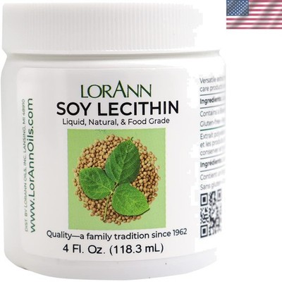 LorAnn Lecithin Liquid 4 Ounce Jar