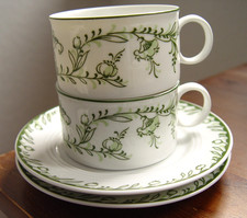 °°° MELITTA FRIESLAND JEVERLAND "REEPSHOLT" 2 KLEINE TASSEN D=7,1 CM +UNTERE °°°