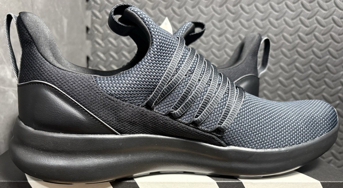 Size 10 - adidas Lite Racer Adapt 7.0 Black Grey for sale  display picture 2