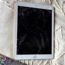 Apple iPad Series A1822 Gold Tablet, Model iPad, Apple Brand, Gold Color