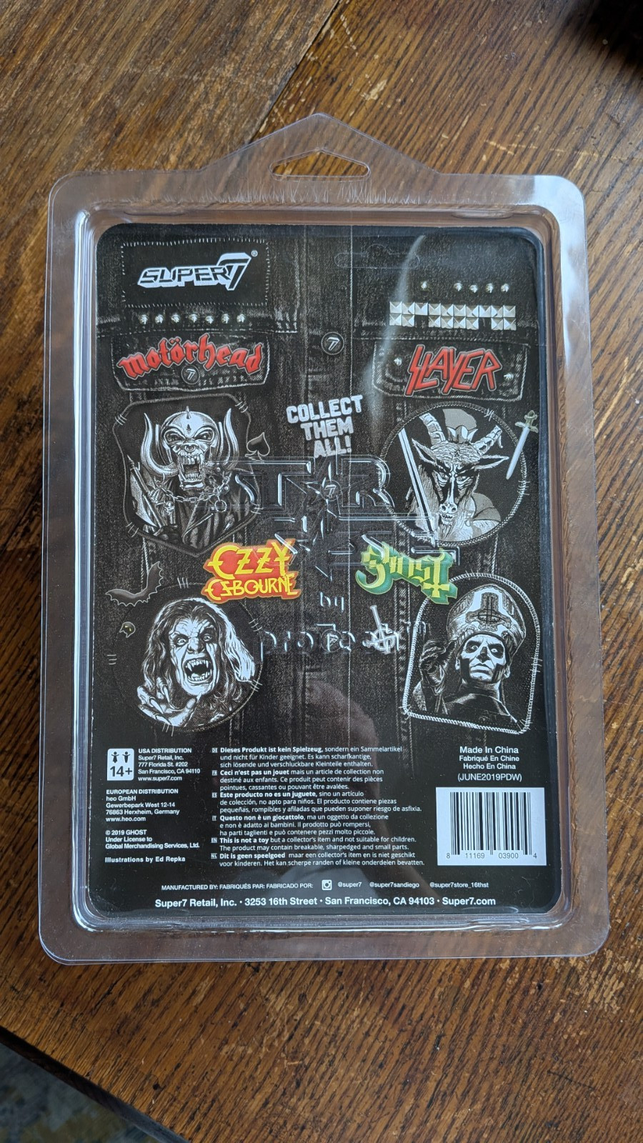 Ghost - Papa Emeritus III - GITD Glow In The Dark - Super7 - NIB SEALED!!  LOOK!