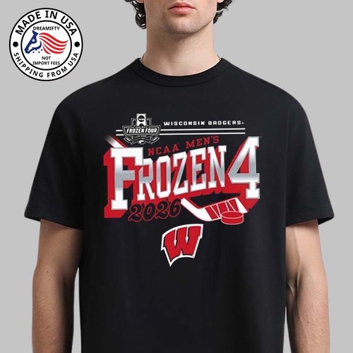 Wisconsin Badgers Mens Hockey 2026 NCAA Frozen Four Vegas Unisex T-Shirt