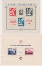 Tschechoslowakei Block 1 & 6 postfrisch ** 1937 / 1945