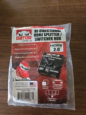 Bi-Direction HDMI Switch Switcher Splitter Cable 4K 2.0 HUB HDCP 2x1 1x2 In Out