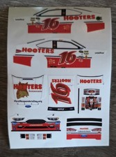 2016 16 Greg Biffle Hooters 1/64 Custom Peel Stick Decals