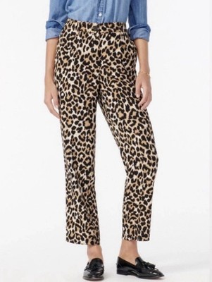 Banana Republic Camden Ankle Pants Leopard Cheetah Size 4