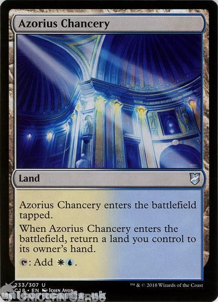 Azorius Chancery :: Commander 2018 :: C18-233 Uncommon Mint MTG Card