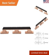 Durable Maple Ebony Banjo Bridge - Superior Sound for 5-String Instruments