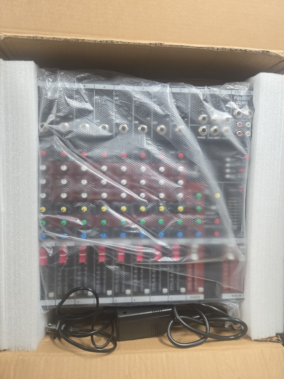 Audio Mixer 8 Channel, CT-80S Professional Sound System Mixer Board DJ Mixing