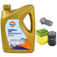 MotoröL Filter Set 5W-30 4 Liter + ÖLablassschraube FüR VW Passat Variant 1.8