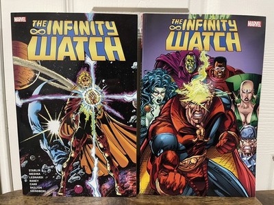 Infinity Watch Jim Starlin TPB Vol. 1 & Vol. 2 Lot (Marvel Comics)