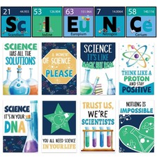 Justforjoyful Science Bulletin Board Set Science Posters Banner Classroom Dec...