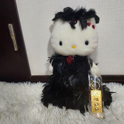 Hello Kitty Misora Hibari Plush Toy 2000 Rare Collectible Displayed