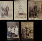 N. Y. Gallery Reading, PA. 5 Cabinet Cards of Children. Sharp Focus. SHIPS FREE. — photo 2