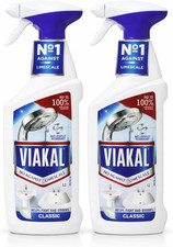 Viakal Limescale Remover Spray, 500Ml (2 Pack) Hard Water Stain Cleane 24.78 per litre