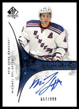 2009-10 SP Authentic #231 Michael Del Zotto RC Auto /999 - HKY