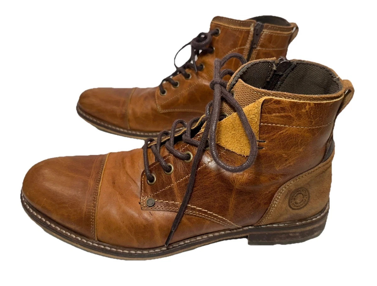 Bull Boxer Mens Leather Boots size 10 (EU 43) Brown Cap-toe Boots Bullboxer Boots for Men for Sale | Shop New & Used Men main image 4