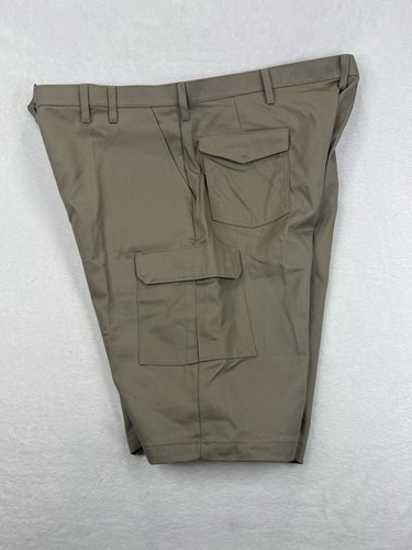 Red Kap Mens Cotton Cargo Shorts Khaki Industrial Work Uniform PC86KH0 NWT 46x12 - Picture 4 of 5