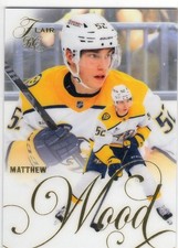 2025-26 FLEER FLAIR ROOKIE CARD RC #188 NASHVILLE PREDATORS - MATTHEW WOOD