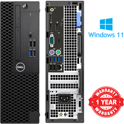 SCHNELLER DELL OptiPlex Core i7 64GB RAM 2TB SSD Desktop PC SFF WIFI Windows 11 PC 4K