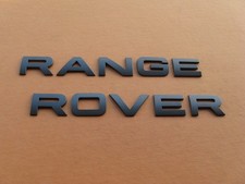03 04 05 06 07 08 09 10 11 12 RANGE ROVER GRAY (1) EMBLEM LOGO BADGE SIGN A47960