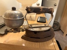 Antique Vintage Gas Iron  1890s