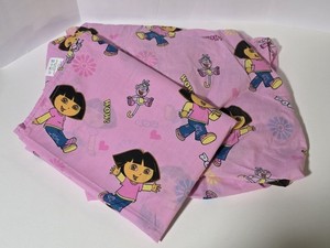 Dora The Explorer Toddler Matching Sheet Set, Fitted And Flat, Toddler Bed Sized