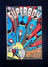 SUPERBOY #155 DC 1969 Neal Adams cover LOOSE & CUT back cover see pics