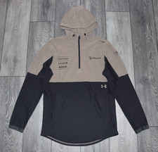 HOODED UNDER ARMOUR VANISH HYBRID JACKET SWISS SKI SWISSCOM RAIFFEISEN MEN'S M