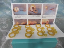 Doll repair -restringing bands for 12 dolls -8",10", or 12" w/color instructions