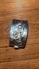 Vintage Silver Tone Cuff Clasp Bracelet w/ Two Pairs of Earrings — photo 4