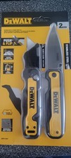 DeWalt 2 Piece Folding Utility And Pocket Knife Set DWHT10997 NEW in package