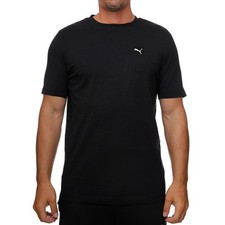 T-shirt uomo cotone Puma Essentials Elevated 684726-01 nero-bianco
