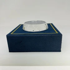 Disney Arribas Brothers Round Clear Crystal Display Stand MIB Retired